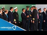 Peña Nieto reconoce labor y valentía de las Fuerza Armadas