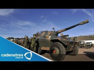 Policía de Brasil vigila las calles previo al mundial 2014