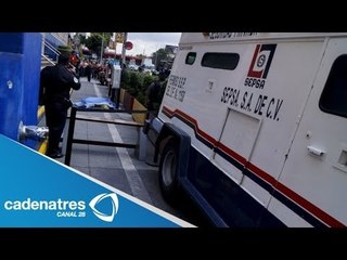 Se incrementan los asaltos a camionetas de valores