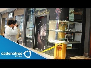 Similitudes en robos de joyerías del Distrito Federal