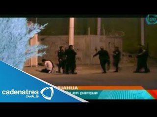 Ejecutan en parque público a un hombre en Ciudad Juárez, Chihuahua