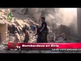 64 muertos por bombardeos en Siria / Titulares de la tarde