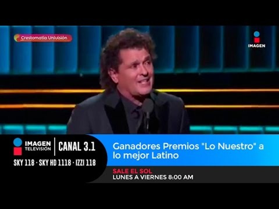 Ganadores Premios "Lo Nuestro" a lo mejor Latino