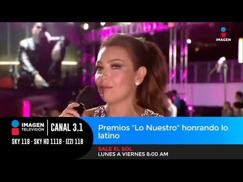 Premios Lo Nuestro honrando lo latino