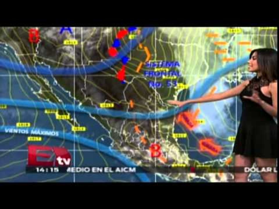 Pronóstico del clima para el norte de la república mexicana / Titulares de la tarde