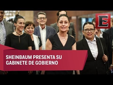 Claudia Sheinbaum presenta gabinete y nuevas secretarías