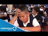 Cancelación de prueba ENLACE, niños cirqueros y telesecundarias en Semanal 28 06/04/14