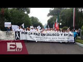 Así concluyó la marcha por la paz en Jalisco / Vianey Esquinca