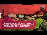 Se desploma barda en Morelos y mata a una menor