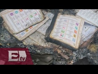 Queman 13 mil boletas electorales en Oaxaca / Titulares de la tarde