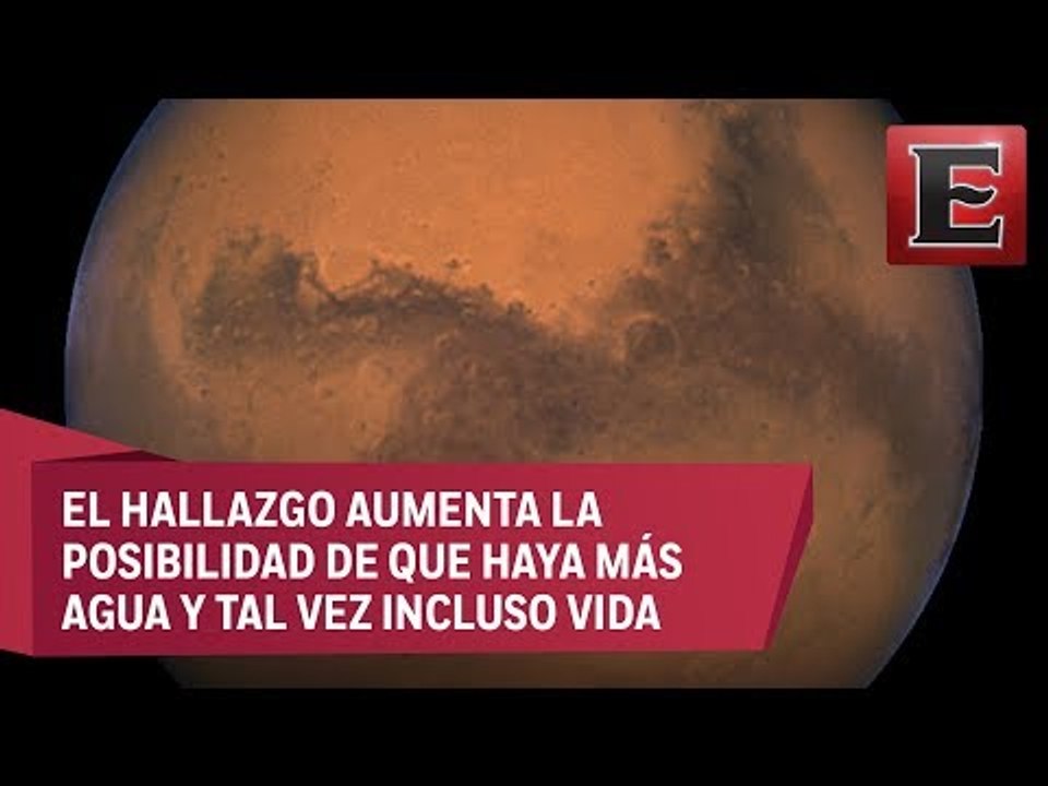 Investigadores detectan la presencia de agua en Marte