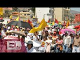 Marcha de la CETEG en Chilpancingo/  Titulares de la tarde