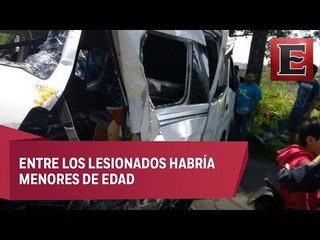 Download Video: LO ÚLTIMO: Varios heridos en aparatoso accidente en la carretera Xochimilco-Topilejo