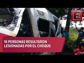 Se registró fuerte accidente en carretera Xochimilco - Topilejo