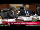 INE sanciona a partidos por irregularidades / Vianey Esquinca