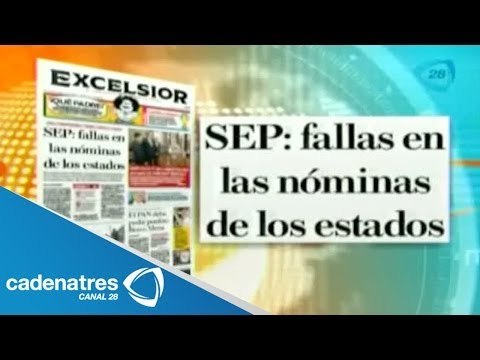 Así amanecen las portadas de los periódicos más importantes de México Hoy