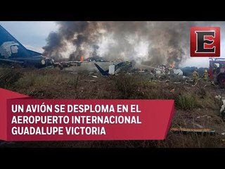 Sobreviven 103 personas a avionazo en Durango