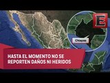 LO ÚLTIMO: Sismo de magnitud 5.2 cimbra levemente a Chiapas