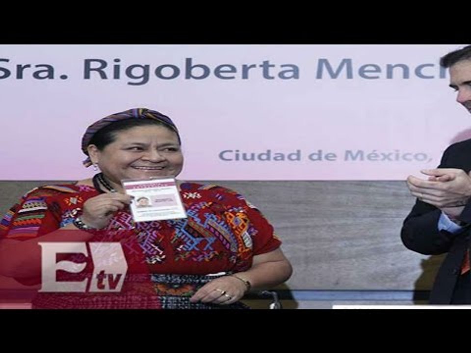 INE acredita a Rigoberta Menchú como observado...