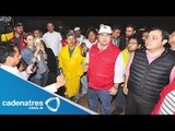 Gobernador de Veracruz recorre zonas dañadas por las bolas de granizo