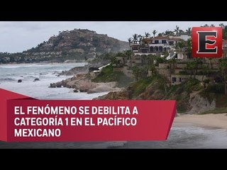 Tormentas y oleaje alto en Baja California Sur por huracán John