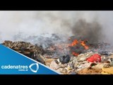 Lupa provoca incendio en relleno sanitario de Guanajuato / Lupa causes fire in landfill of Guanajuat