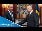 Joe Biden se reúne con el presidente de Ucrania