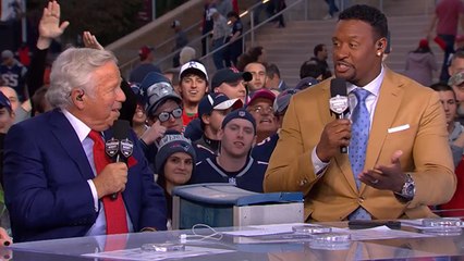 Robert Kraft talks about what Willie McGinest means to the Patriots