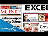 Así amanecen las portadas de los periódicos más importantes de México