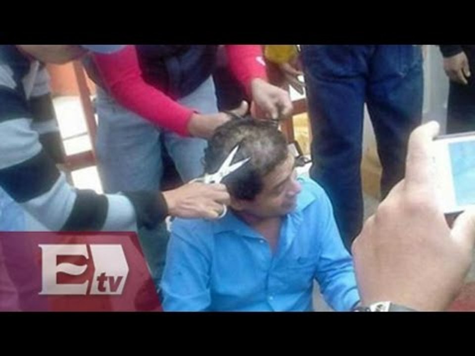 CNTE retuvo a maestros y 'rapó' a algunos, denuncia el SNTE / Vianey Esquinca