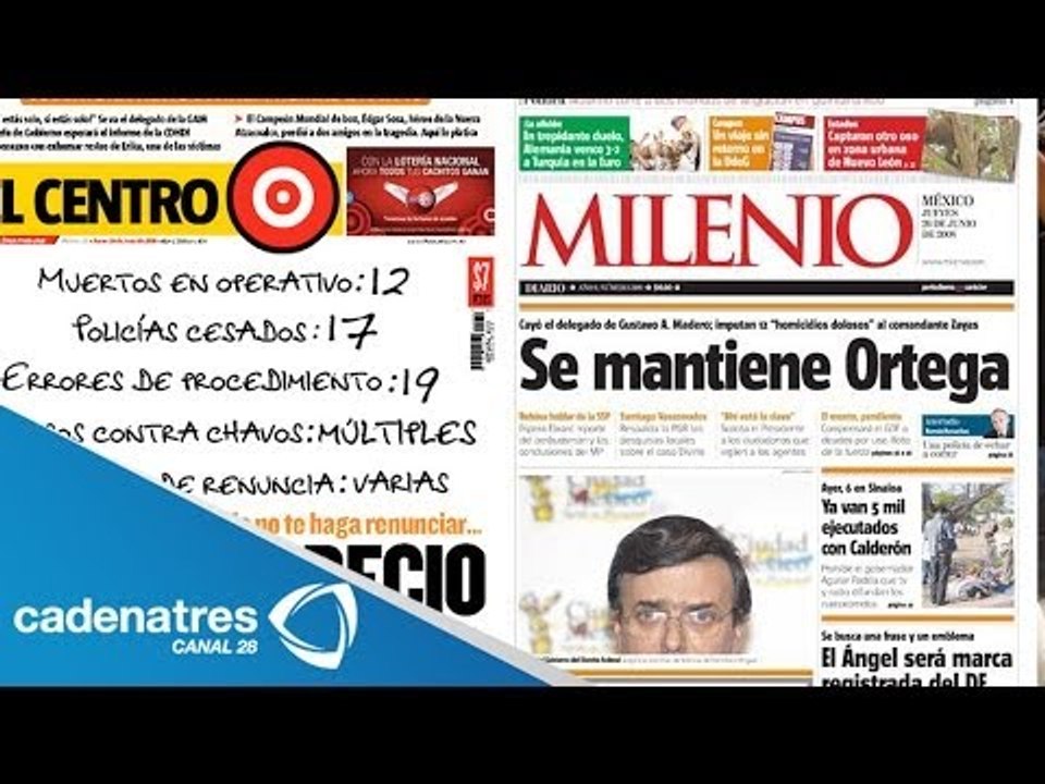 Así amanecen las portadas de los periódicos más importantes de México