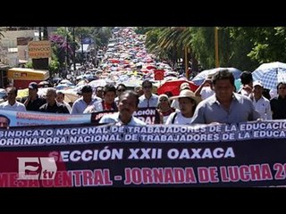 CNTE acuerda receso en paro de labores / Titulares de la tarde