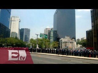 Así se vivió la marcha de la CNTE en contra de la evaluación docente / Titulares de la noche