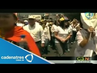 Detalles de las marchas del Día del trabajo en Venezuela
