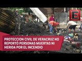 11 familias en Veracruz lo perdieron todo en minutos