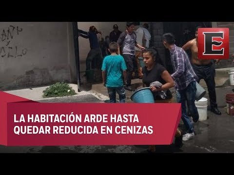 Dos niños, encerrados en un cuarto, mueren calcinados por un incendio en Edomex
