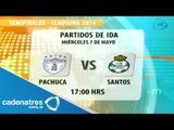 Definen horarios para las semifinales del futbol mexicano