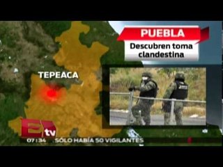 Aseguran en Puebla una vivienda con toma clandestina  / Vianey Esquinca