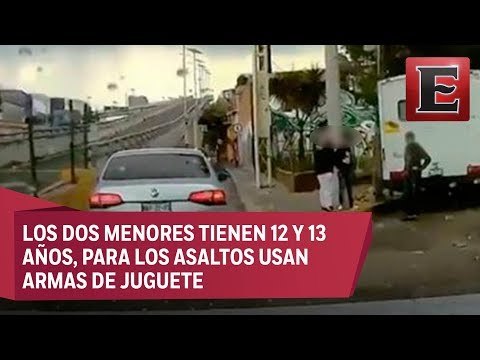 Modus operandi de menores que asaltan automovilistas en la CDMX