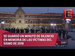 EPN encabezó la ceremonia de conmemoración del sismo de 1985