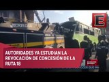 Captan momento exacto del accidente en Cuautepec