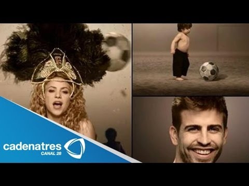 Gerard Piqué y su hijo Millán aparecen en el video del mundial de Shakira