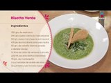 ¡El verde es vida! Vive con este risotto verde | Sale el Sol