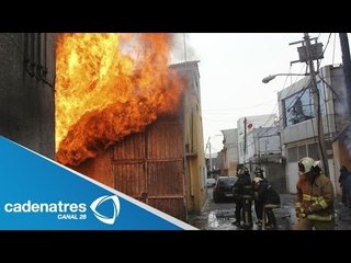 Se registra incendio en fábrica de Iztapalapa; ocho personas lesionadas
