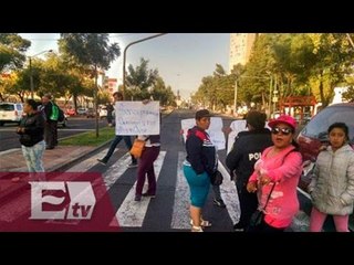 Protestan padres de los niños acusados de robo en Tlatelolco