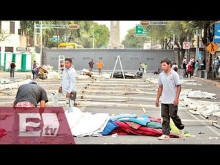 Antorchistas levantan plantón de las inmediaciones de Segob/ Comunidad