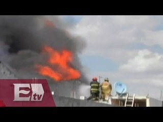 Fuerte incendio en fábrica de aceites en NL deja dos muertos