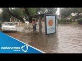 Lluvias provocan inundaciones en Arboledas y Valle Dorado, Tlalnepantla