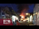 Queman y destrozan palacio municipal en Michoacán por la muerte de un preso  / Titulares de la Noche