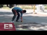 Medidas para prevenir accidentes por baches en San Luis Potosí / Vianey Esquinca